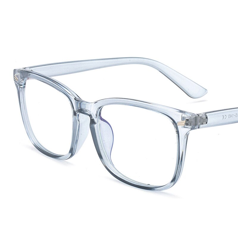 Anti blau licht brille gläser quadrat Computer brille schlicht gläser voll rahmen gläser für männer und frauen strahlung schutz: Kakifarbig