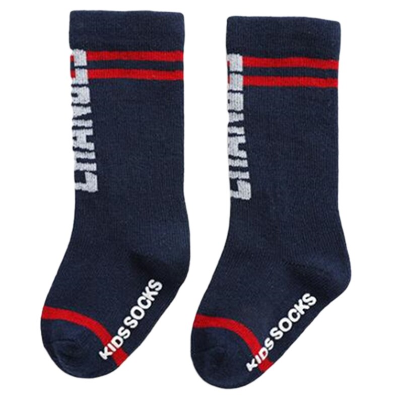 1 para 0 robić 24M Słodki lis skarpety dziecięce antypoślizgowe z uchwytami długie skarpetki bawełniane dla niemowlę dziewczynki chłopcy noworodka skarpety robić kolan 2020: marynarka wojenna