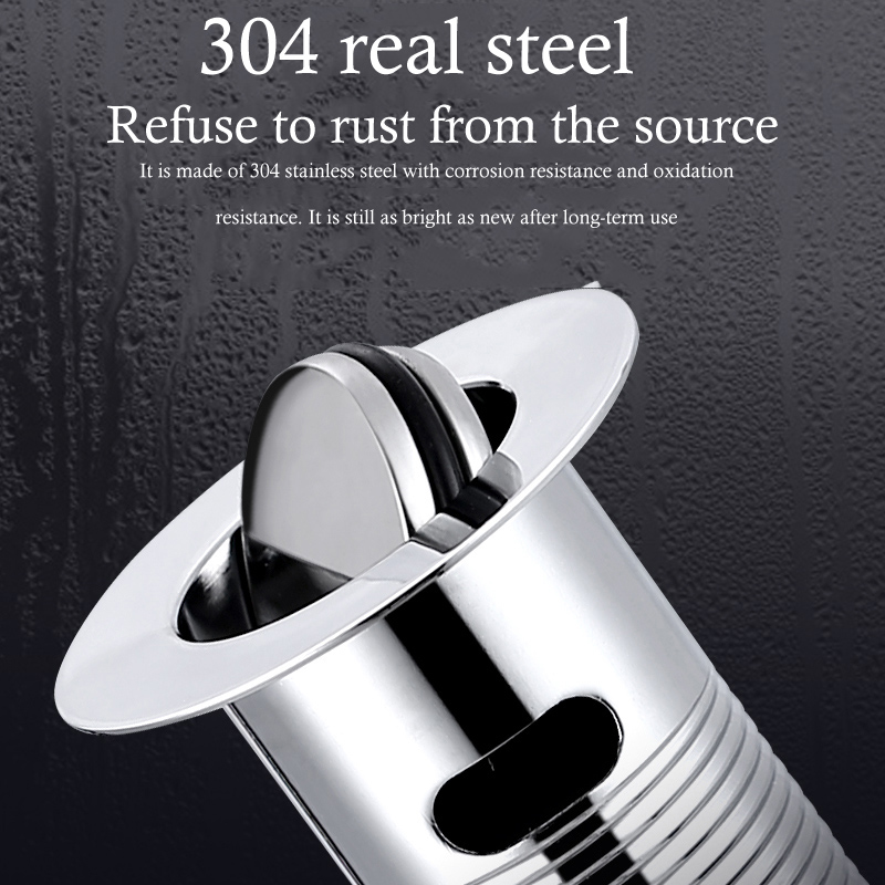 Wash Basin Down Pipe Wash Basin Stainless Steel Deodorization Drainage Hose Downcomer Large Displacement Water Pipe