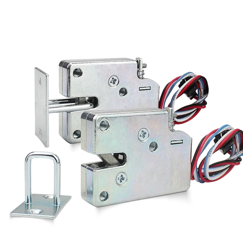 Cerradura eléctrica DC 5V/DC 12V/DC 24V Mini tamaño pequeño solenoide electromagnético Control eléctrico cerradura del cajón del gabinete