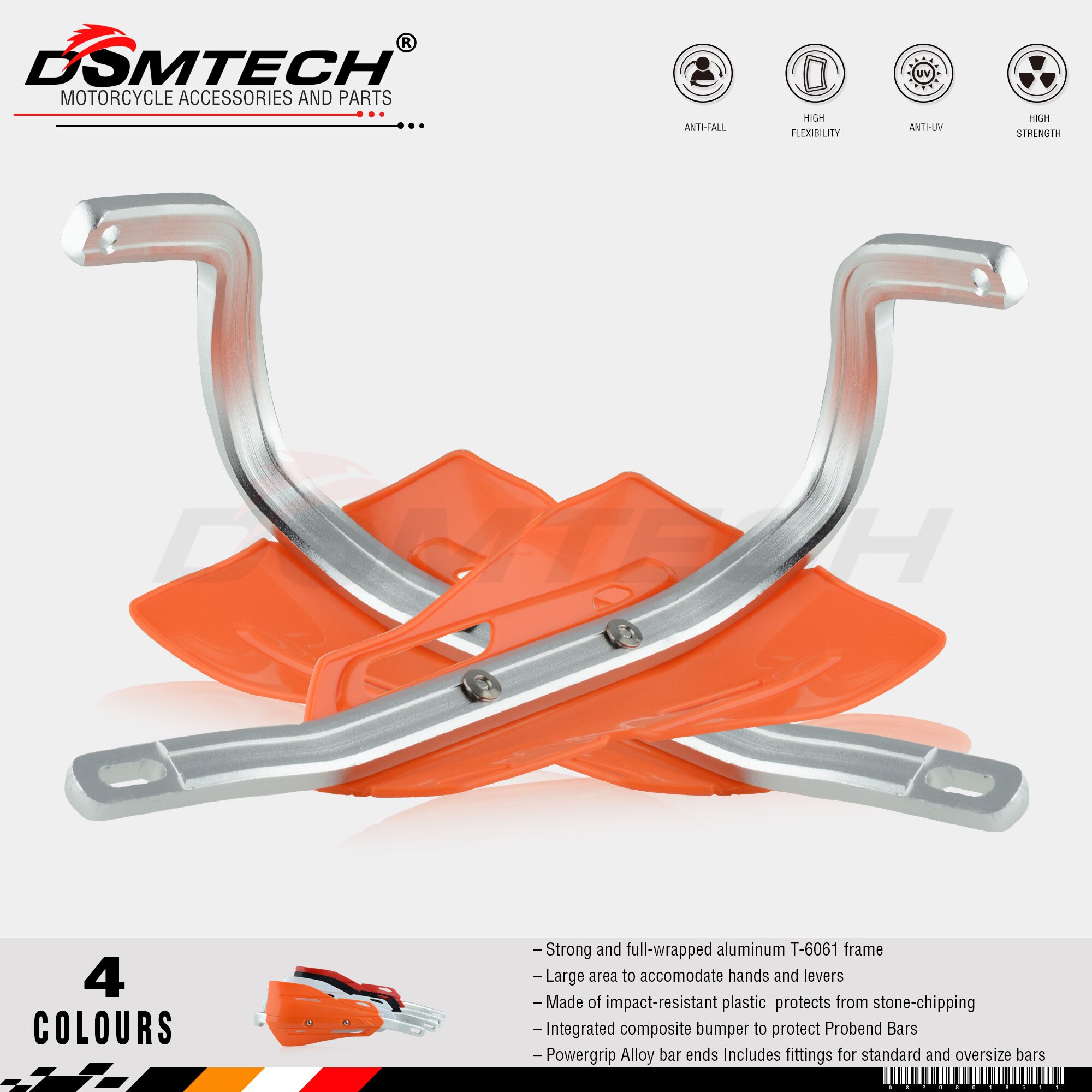 Dsmtech P-ZETA Pro Handguards Voor Motorcycle Fit Voor 7/8 "22 Mm Handlebar1-1/8 28 Mm Fat Bar Cr xr Yz Wr Ex Ttr Crf Wrf Exc Drz