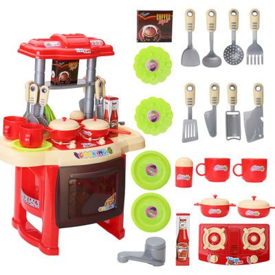 Kids Gereedschap Box Voor Tool Set Speelgoed Ingenieur Multifunctionele Onderhoud Bureau Educatief Intelligentie Pretend Play Kinderen Speelgoed: B2 Red in bags