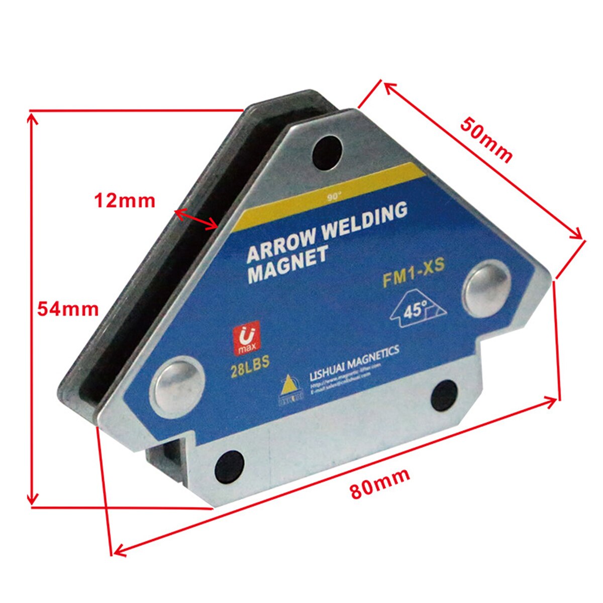 4pcs/set 28LBS Magnetic Welding Holders Multi-angle Solder Arrow Magnet Weld Fixer Positioner Auxiliary Locator Tools