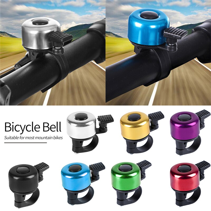 Bicycle Bell Alloy Mountain Road Bike Horn Sound Alarm For Safety Cycling Handlebar Metal Ring Bicycle Call Bike Accessories