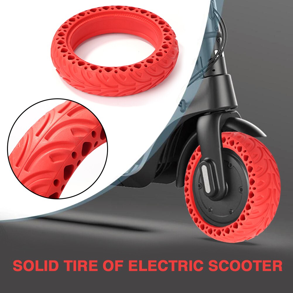 Damping Wheels Tyres Anti-slip Solid Tire Thickened Electric Honeycomb Electric Scooter Lightweight Element Decoration