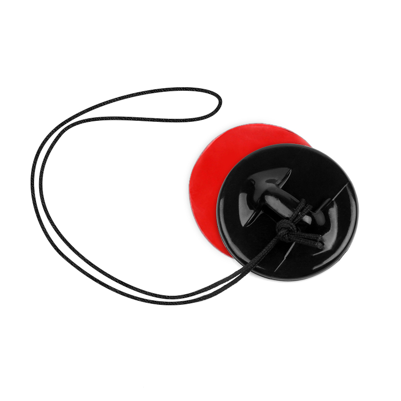 Hebilla anticaída, pegatina de correa de sujeción de seguro de seguridad para Gopro Hero 13, 12, 11, 10, 9, funda DJI, cuerda de cordón para montaje en casco de coche: Color blanco