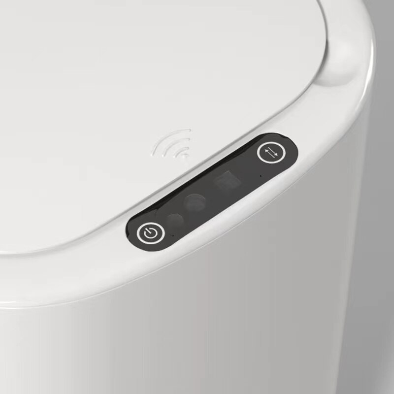 Trash Can Automatic Non-contact Smart Trash Can Household Electric Trash Can Kitchen Bathroom Living Room Trash Can Induction