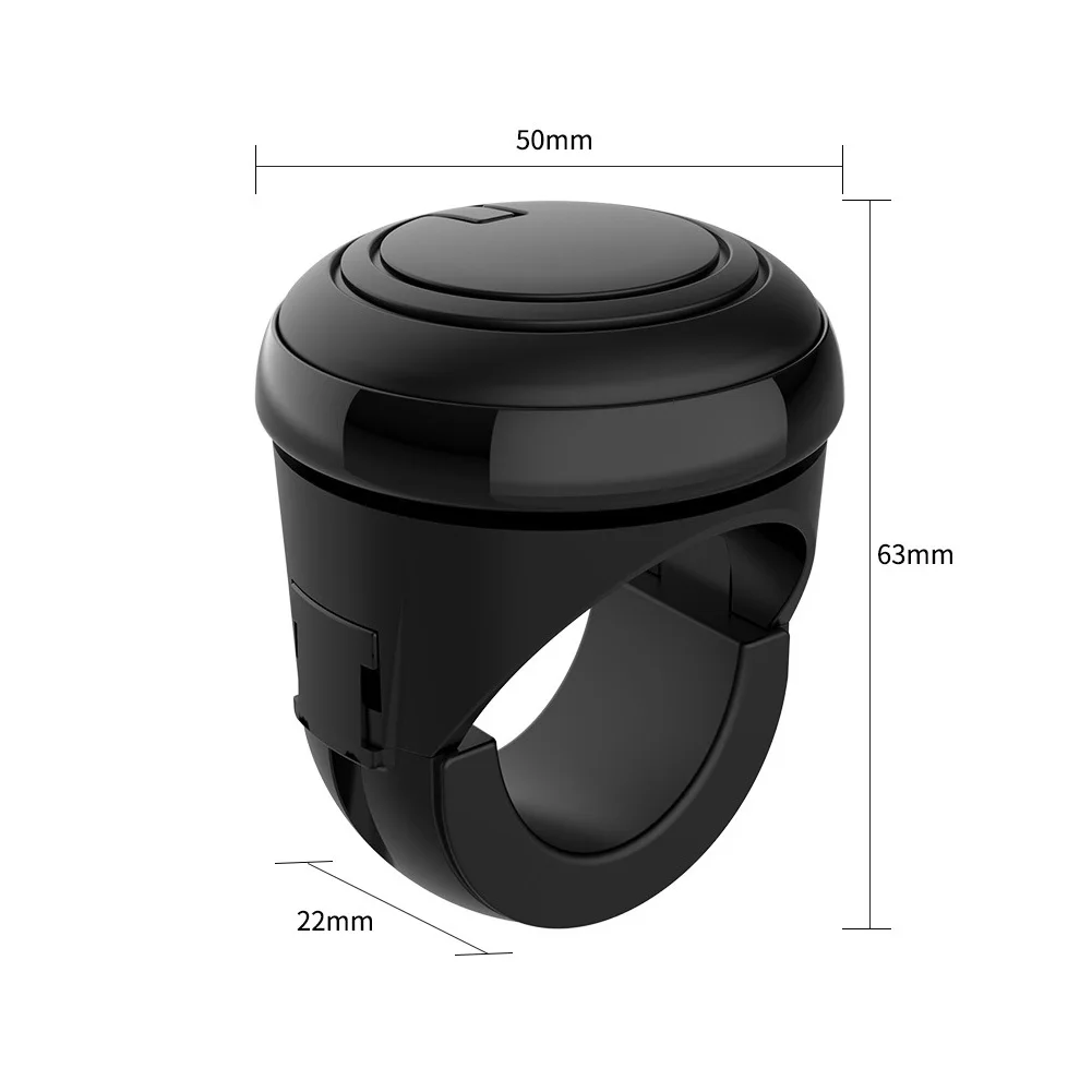 Volante girevole Booster Spinner Manopola Rotazione di 360 gradi Cuscinetto in metallo Maniglia di alimentazione a forma di sfera Adatto a tutte le auto