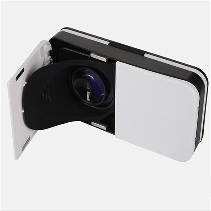 Tragbare vr-brille reise-mini-headset-box leder 3d karton helm komfortable vr für 4-6 ' handy  n30c