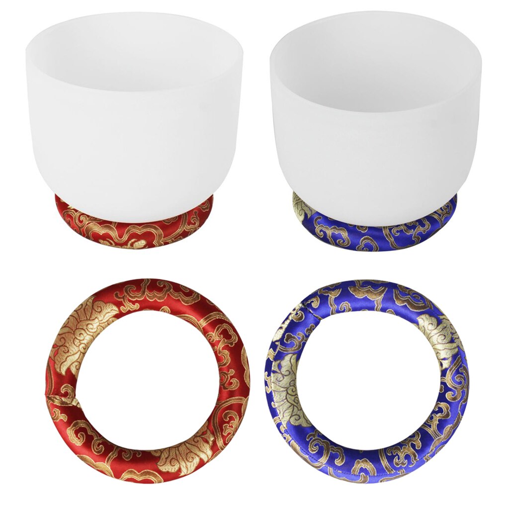 2 sztuki buddyzm tybetańska misa dźwiękowa poduszka 7 Cal robić grania w dzwonki i dzwonki