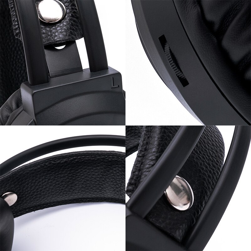 Gaming hovedtelefon 3.5mm hovedtelefoner led lys øretelefon stereo surround gamer headset med mikrofon til pc computer bærbar 360