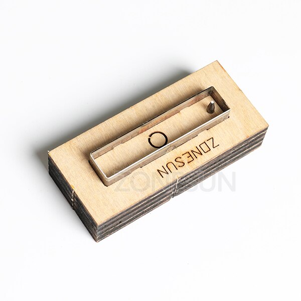 ZONESUN, pendiente de cuero, troquel de corte, forma rectangular, Arte de papel, herramienta de decoración de cuero para troqueladora, corte artesanal DIY: Rectangle