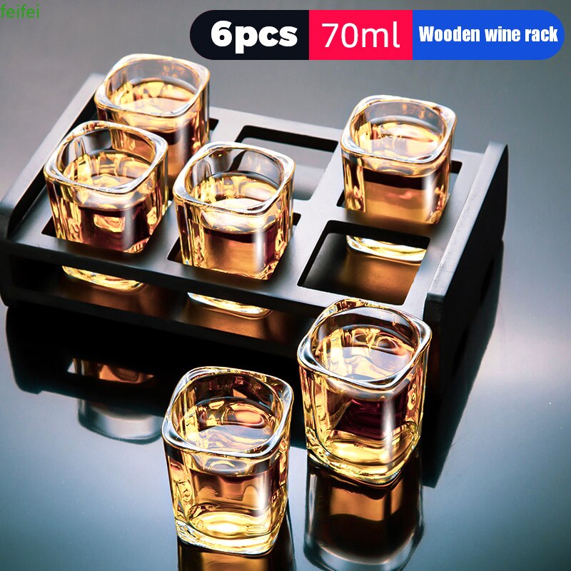 White Wine Glass Household Glass Wine Glass Set 6 Wine Glasses Small One Cup 2 Two Spirits Shot Glasses