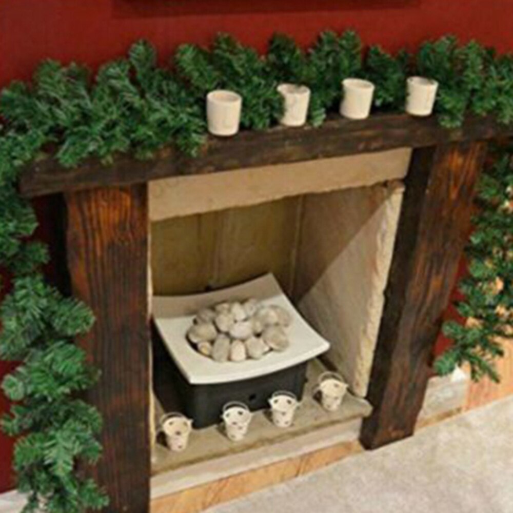 270CM Garland Christmas Xmas Artificial Pine Green Spruce Green PET Shop display