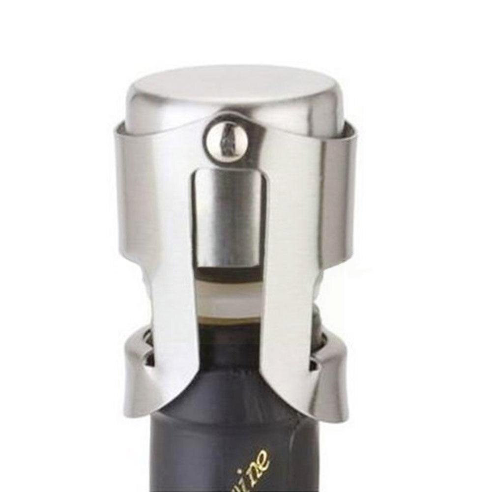Staal Bier Flesopener Vacuüm Sparkling Champagne Wijnfles Saver Stopper Cap Flesopener Voor Bar Tool H4z2