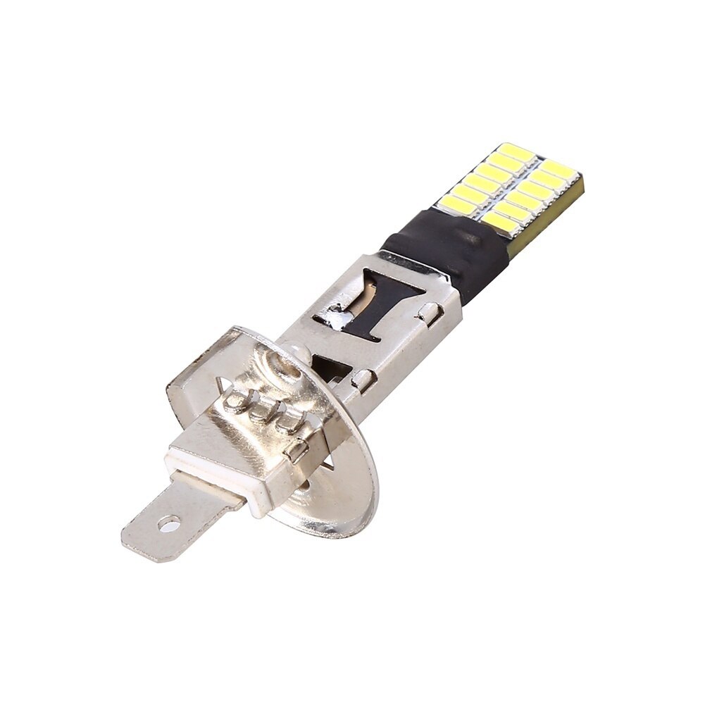 6500K 12V Hid Xenon Wit 24-SMD H1 Led Auto Vervanging Lamp Koplamp Mistlamp