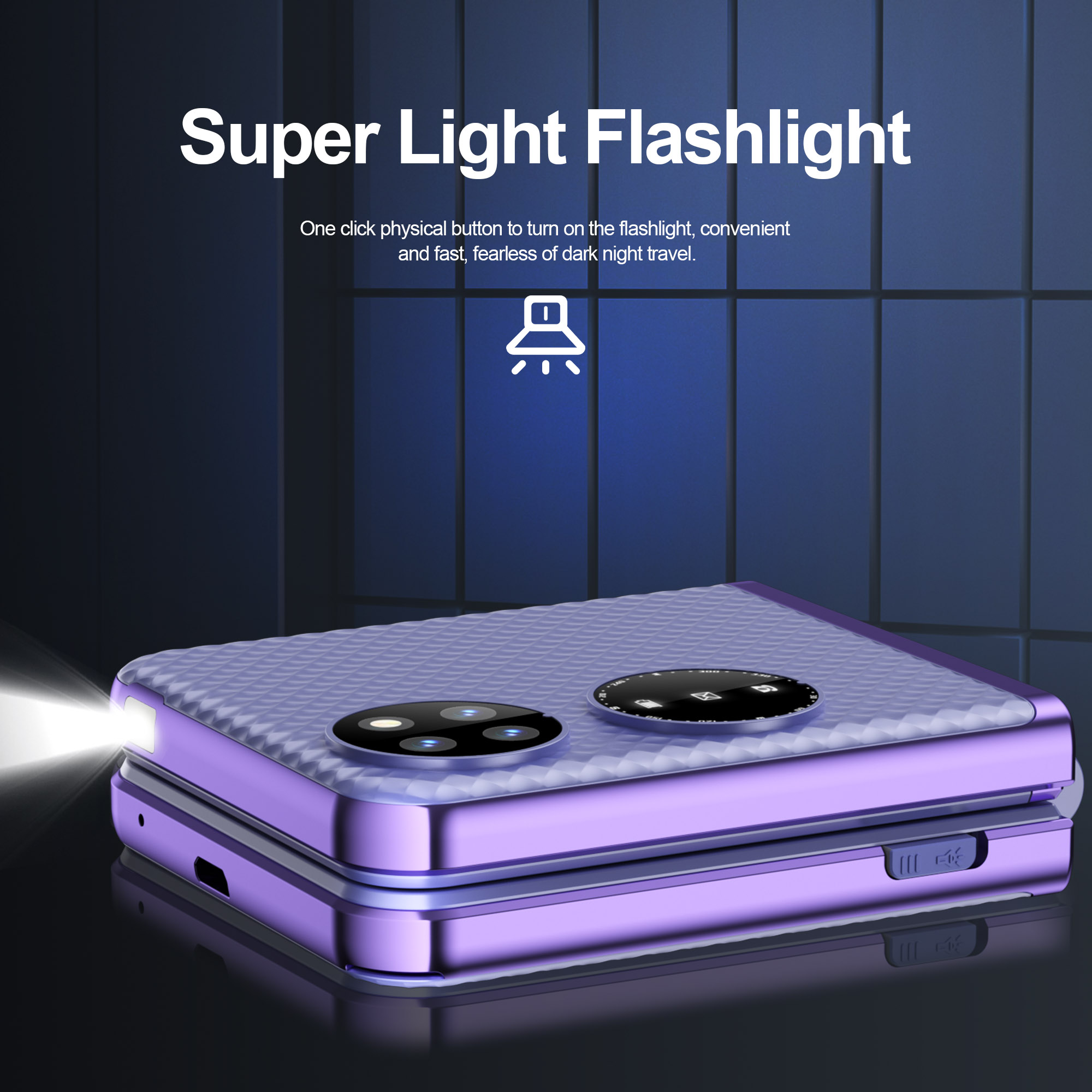 SERVO Pocket S1 2G Flip-Handy 4 SIM Standby-Anrufaufzeichnung MP4-Player Speed Dial Magic Voice FM-Radio Faltbare Mobiltelefone