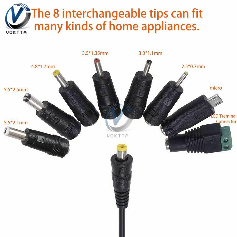 3v-12v 2a ac / dc adapter justerbar strømforsyning universell adapter lader 3v 4.5v 5v 6v 7.5v 9v 12v adapter med usb-grensesnitt