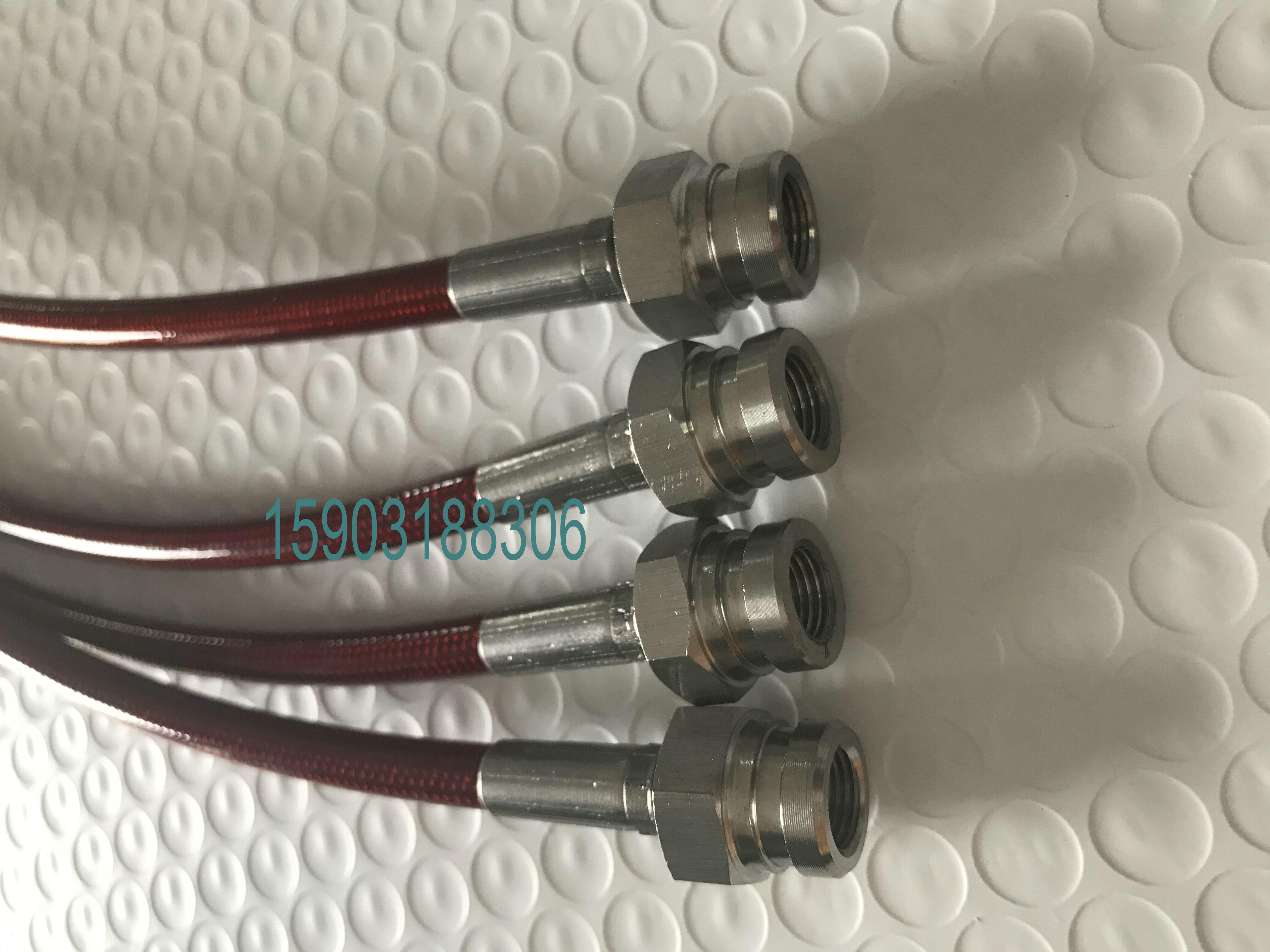 3AN AN3 Auto Brake Hoses Stainless Steel Braided PTFE Covered in PU with Both Side Hexagonal Joint