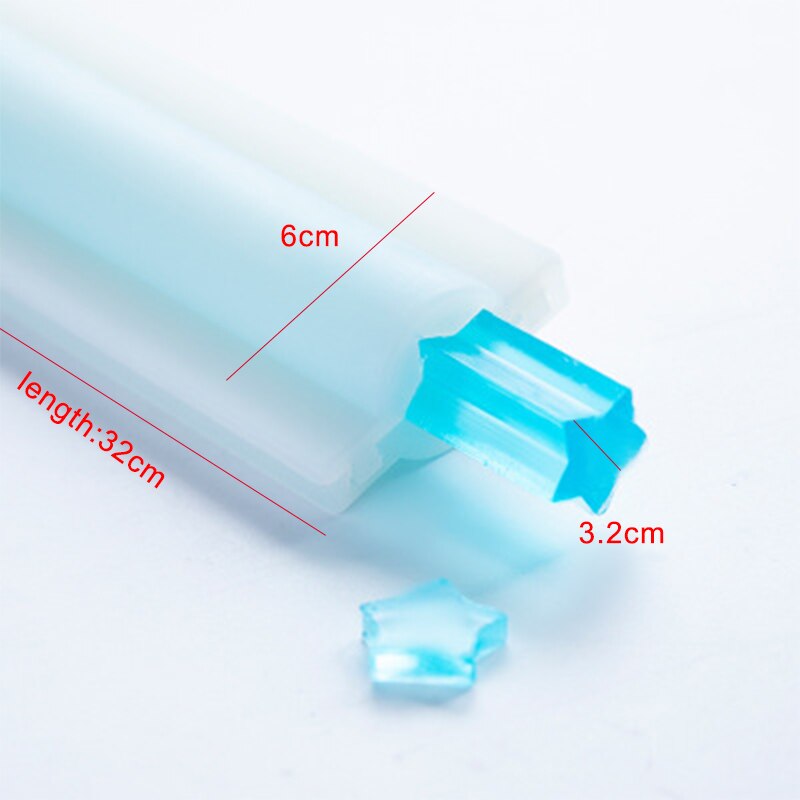Round Heart Shape Silicone Soap Mold Pipe Tube Handmade Cake Baking Tool Soap Making Soap Mold: 2