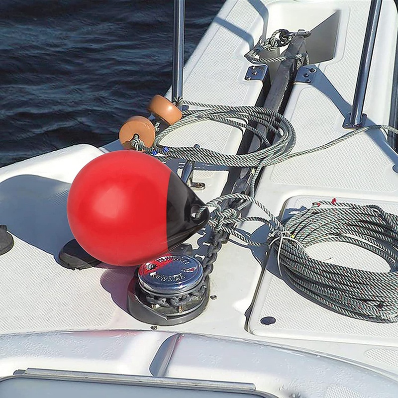 1 Paar Boot Mooring Boeien, Marine Grade Opblaasbare Pvc Ronde Ponton Boot Fenders Bal, Boot Bumpers
