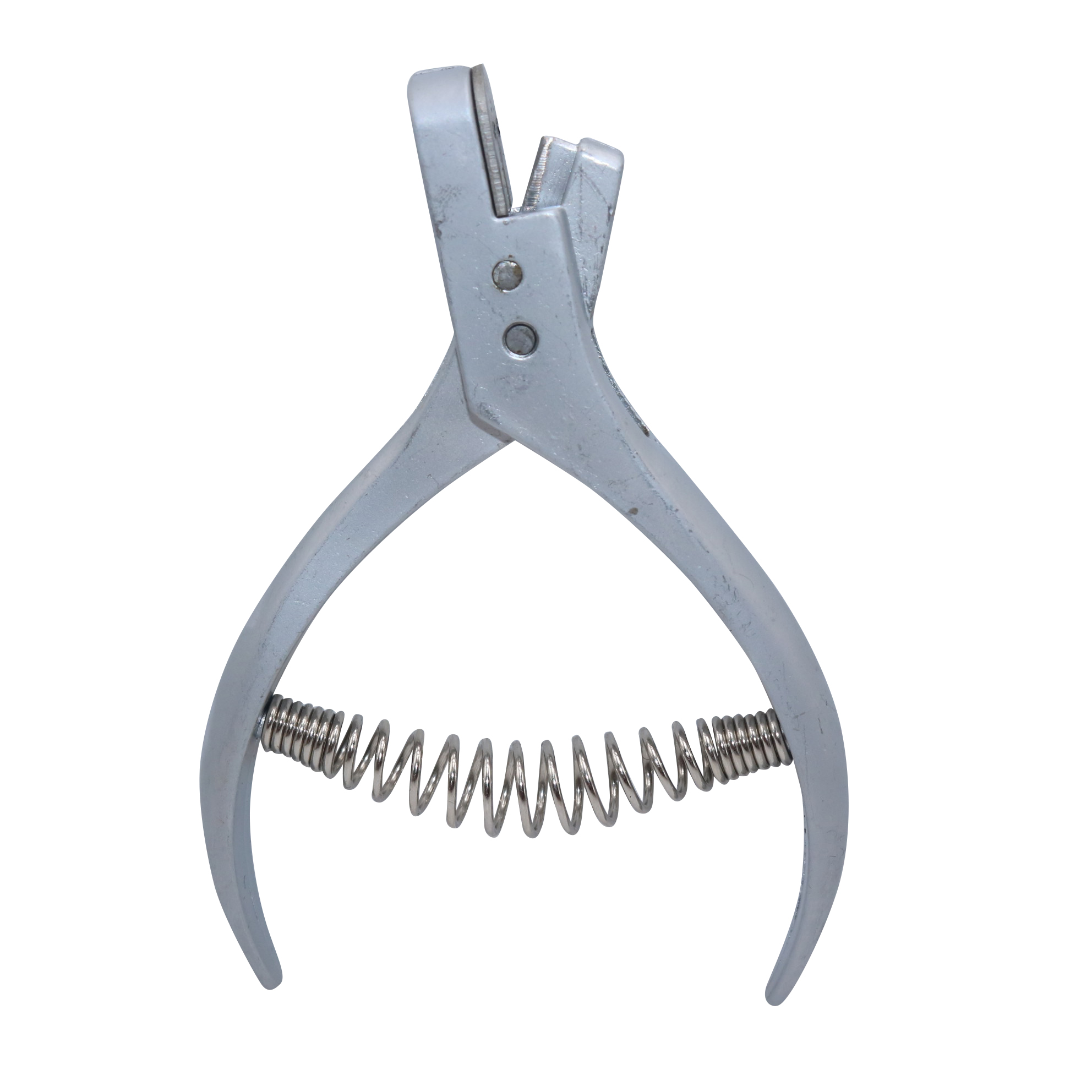 Perforadora de un solo orificio para ropa, alicates de prueba para tablero de ropa, escuela, oficina, perforadora de Metal, perforadora de papel de mano, 1 ud.