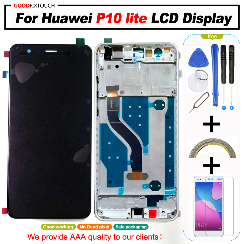 5.2 "originele LCD Voor HUAWEI P10 Lite Lcd-scherm Voor HUAWEI P10 Lite screen WAS-LX1 WAS-LX1A WAS-LX2 WAS-LX3