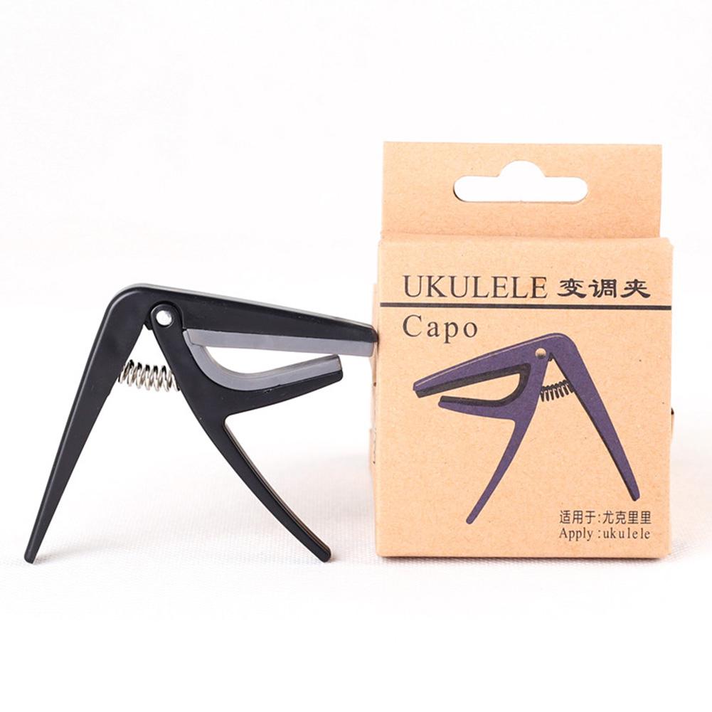Ukulele capo 4 strenge hawaii guitar capoer enkelthånds hurtigskift ukelele capo guitar dele & tilbehør
