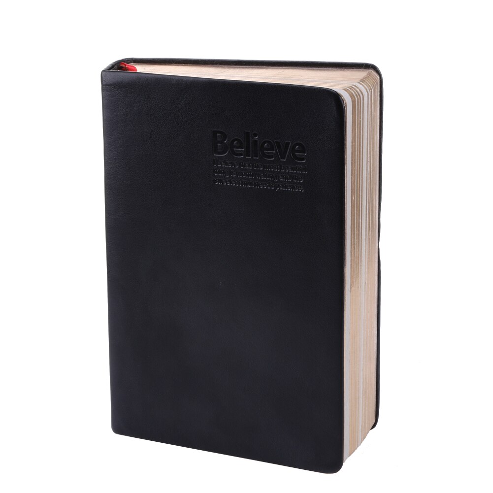 Vintage Thick Paper Notebook Notepad Leather Bible Diary Book