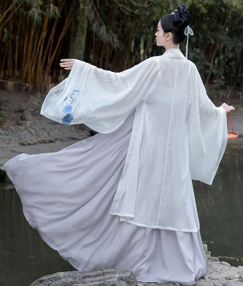 Traditionel kinesisk tøj fe kjole gammel han-dynastiet prinsesse scene folkedans festival outfit kinesisk hanfu kvinder