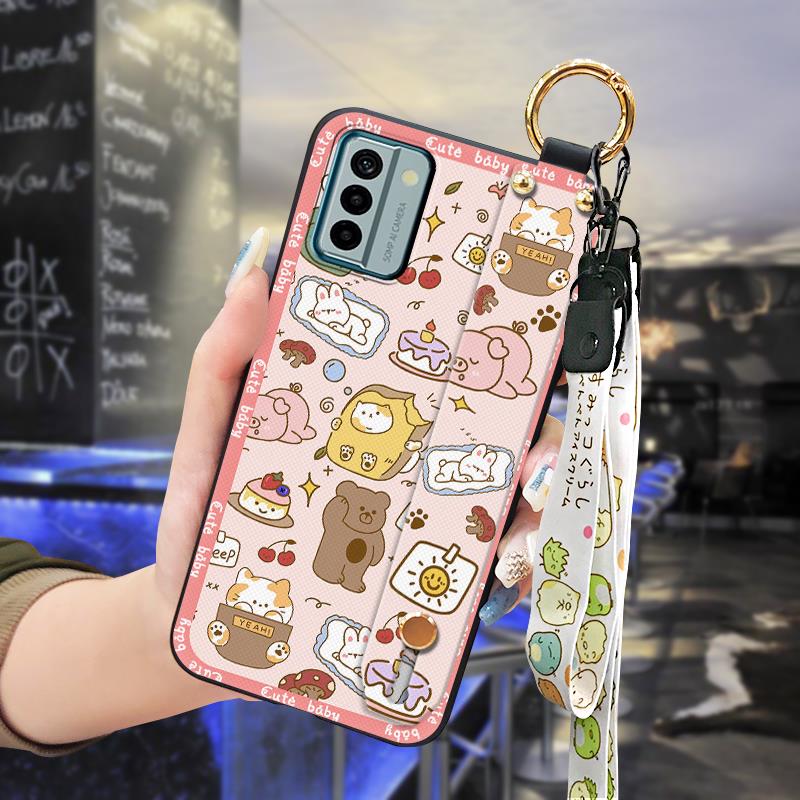 Waterproof cell phone case Phone Case For Nokia G22 Wristband cell phone sleeve Phone Holder phone protector protective: SKY BLUE