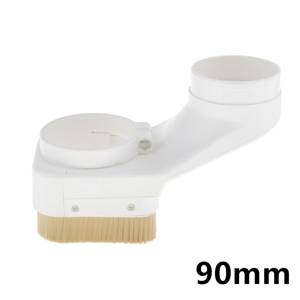 CNC Router Dust Shoe Nut 70/75/80/85/90/100mm Spindle Engraving Milling Machine Brush Cleaner Woodworking Tools CNC Dust Cover: 90mm