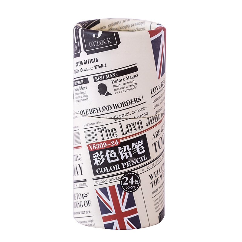 Britse Patroon Mini Draagbare Houten 18/24 Kleurpotlood Tekening Schets Voor School Schilderen Kunst Levert Studenten Prijzen