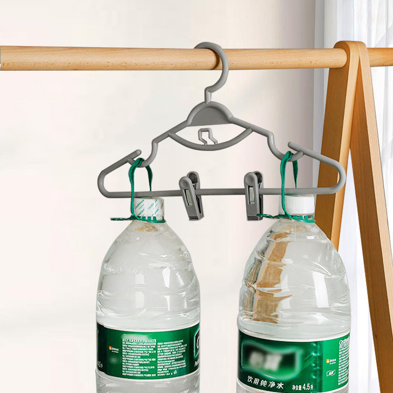 10 kpl liukumaton ripustin klipsillä vaateripustimet housujen järjestäjä takki hame kuivausteline tilansäästäjä, aikuisten pp materiaali