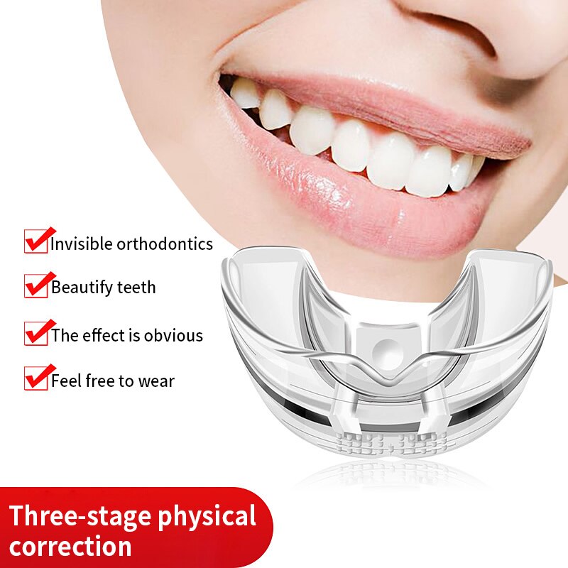 Multi Funzionale Invisibile apparecchio Dentale Allineamento allenatore Denti Fermo invisibile Correzione anti Molare Bocca Guardia