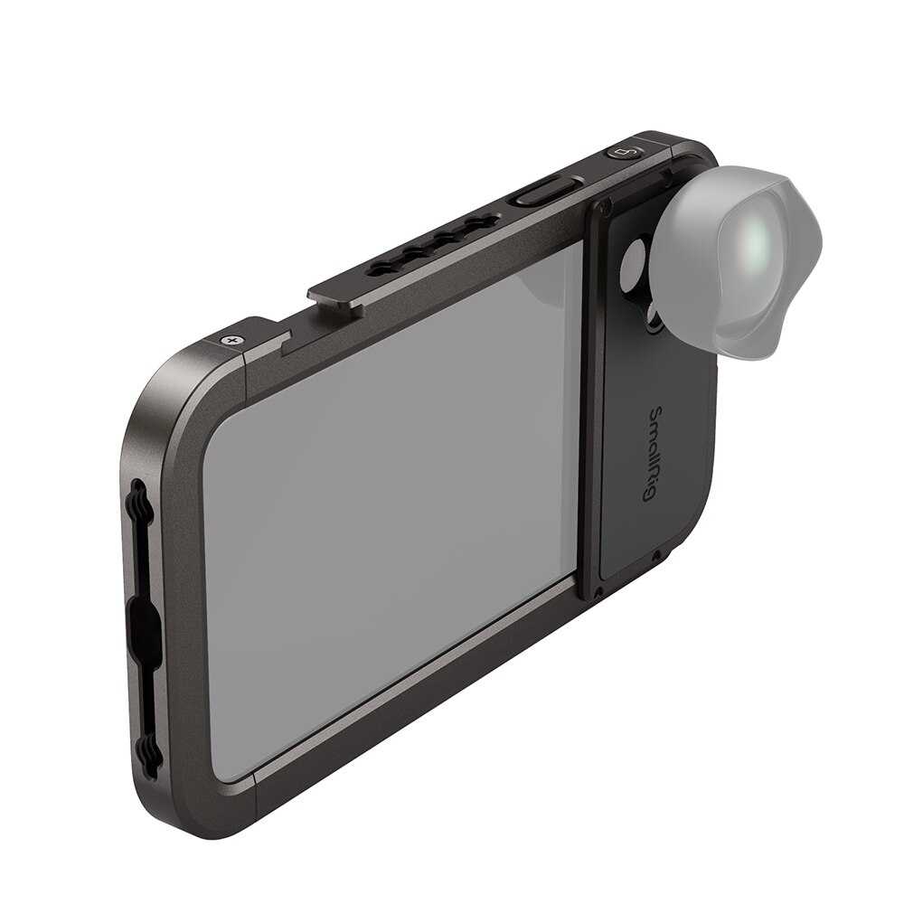 Jaula móvil SmallRig Pro para iPhone 11, protector de bolsillo con soportes para zapatos fríos, kit de tiro Vlog-2774