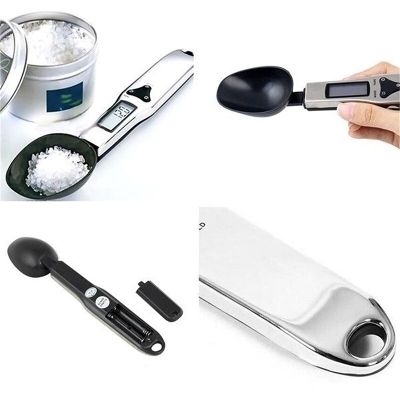 500g/0,1g LCD Digital cuchara ajustable para medir peso escala de medición cucharas Gram Mini balanzas de cocina suministros para hornear