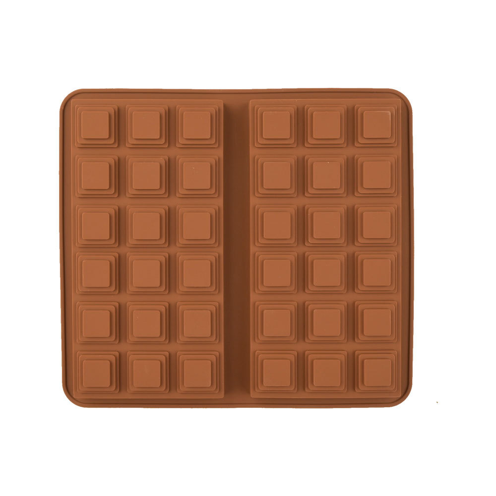 Stampo per tavoletta di cioccolato a 6 fori, stampo per tavoletta di cioccolato spesso riempito in silicone Knafeh Barra di cioccolato al pistacchio (10 bottoni) e sacchetti da 100 pezzi): Arancia