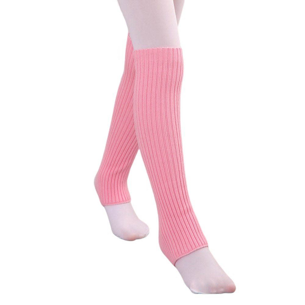 Scaldamuscoli per bambini scaldamuscoli a costine in maglia per Yoga: P