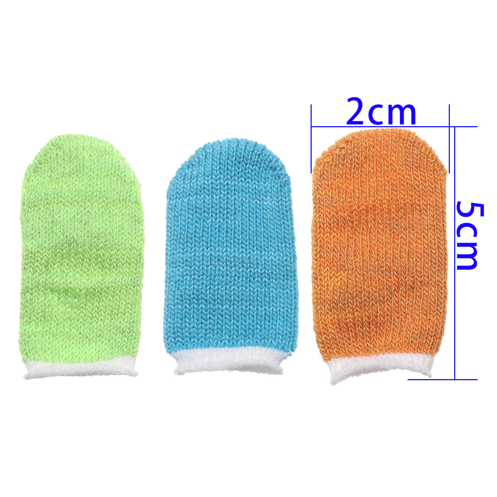 Transpirable GameController SweatProof FingerCover para Gaming Finger guantes sin arañazos Nylon sensible manga MobileTouch pantalla