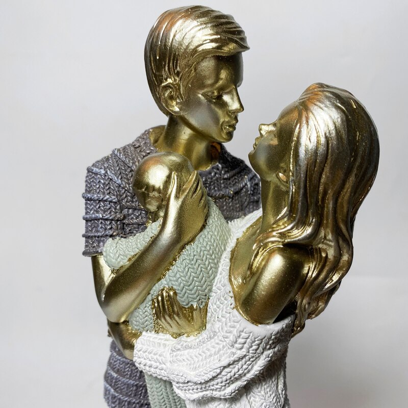 Vilead Jong Paar En Hun Baby Beeldjes Moderne Kunst Hars Standbeeld Huwelijksgeschenken Slaapkamer Woonkamer Interieur Thuis Decoratie