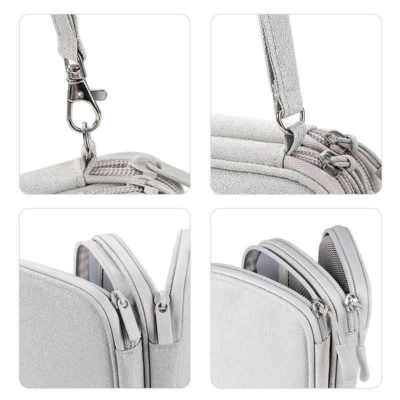 Draagbare Reis Digitale Product Opbergtas Organizer Multi-Layer Headset Kabeltas Opladen Schat Usb Datakabel Tas