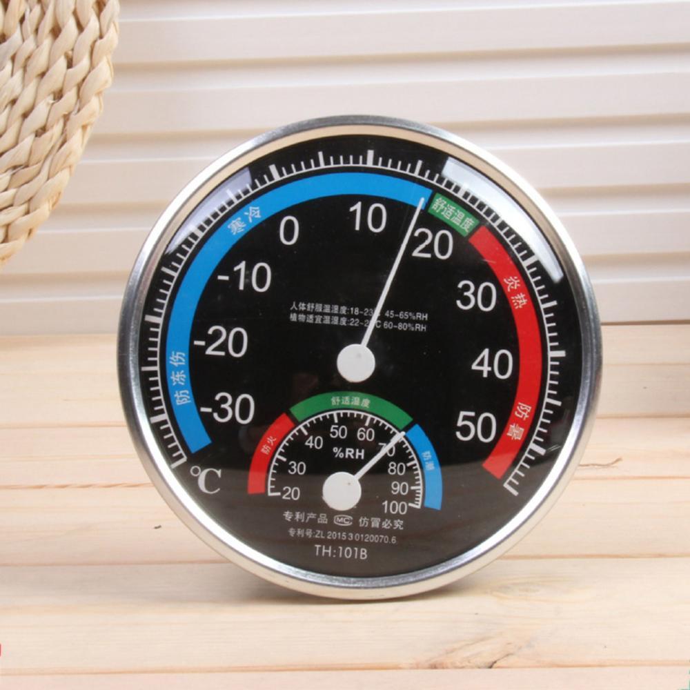 Indoor Analog Hygrometer Round Thermometer Thermohygrometer Indoor Dial Hygrometer Thermohygrometer For Sauna Indoor And Outdoor