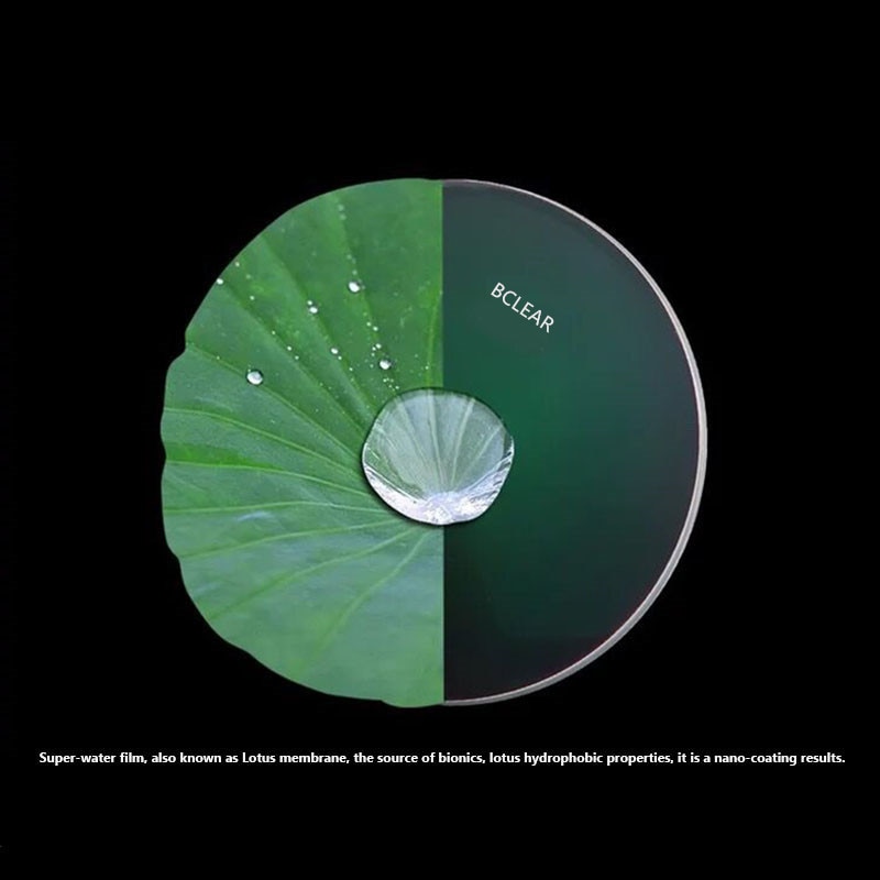 BCLEAR 1.67 high index Double Aspherical anti blue ray lenses single vision lens Myopia blue light eyes protection glasses thin