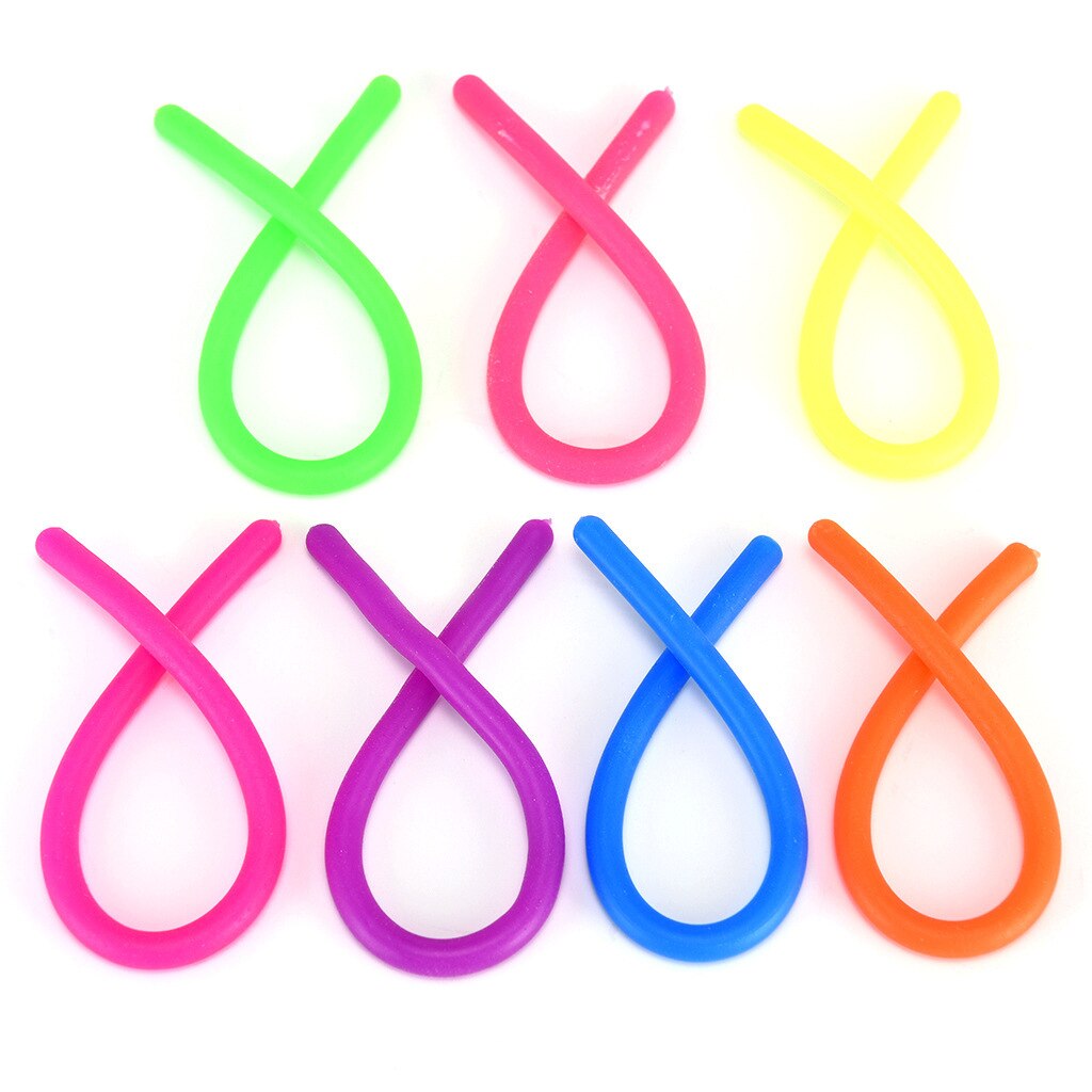 Bunte, gedrehte seil-fidget-toys zum selbermachen, wickeln, spielerische lernspiele, stressabbau, dekompressionsspielzeug für erwachsene (18 stück)