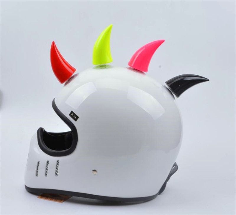 Universele Motorhelm Hoek Plastic Veerkrachtig Siliconen Zuignap Zachte Hoorn Decoratie Hoofddeksels Rubber Hoorn Decoratie