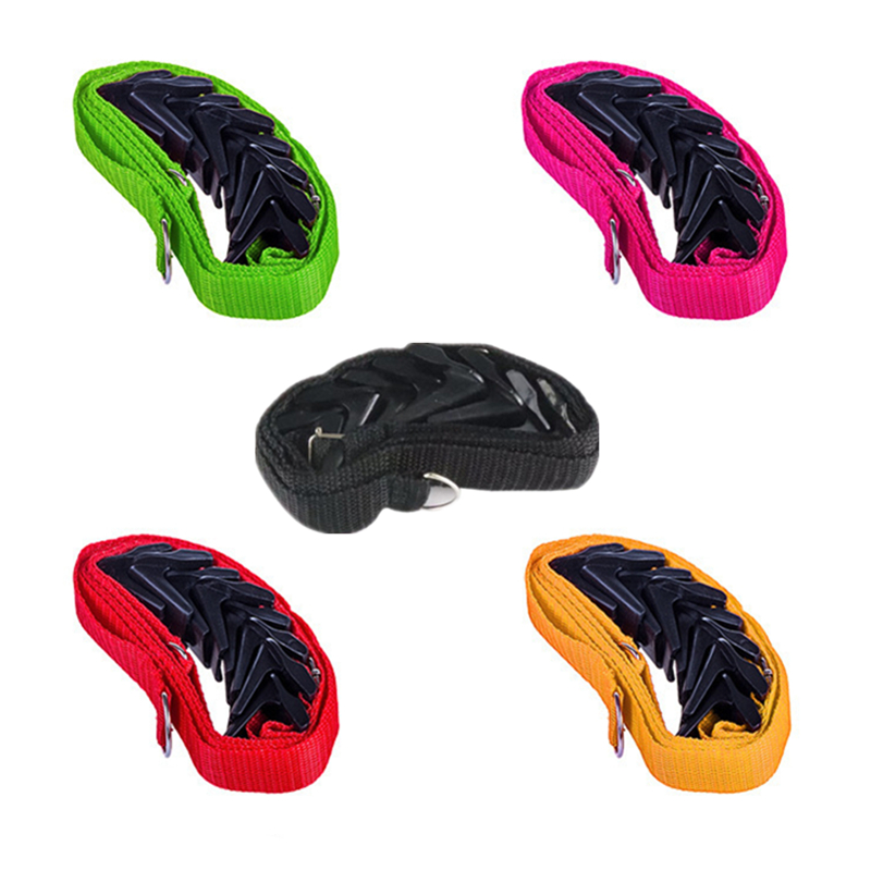 Adjustable Nylon Door Hooks Cap Rack Hat Coat Holder Handbag Key Hook Home Storage Organizer 8 Hooks Portable Door Closet Hanger: Random Color