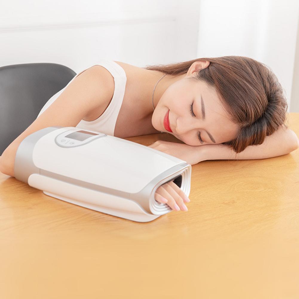 Electric Smart Hand Massager Hand Heated Physiotherapy Equipment Palm Massage Device Air Compression Fingers Stimulator Devices