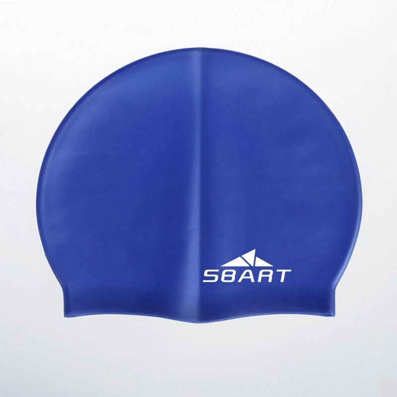Sbart one size stevige badmuts voor lang haar siliconen badmuts voor dames heren duiksport scuba surfen zwembad watersport hoed