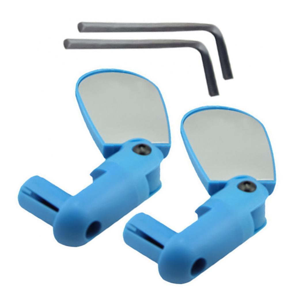 Accesorios para espejos retrovisores de bicicleta, accesorios ajustables para manillar de bicicleta de montaña, 2 piezas, para exteriores: Blue
